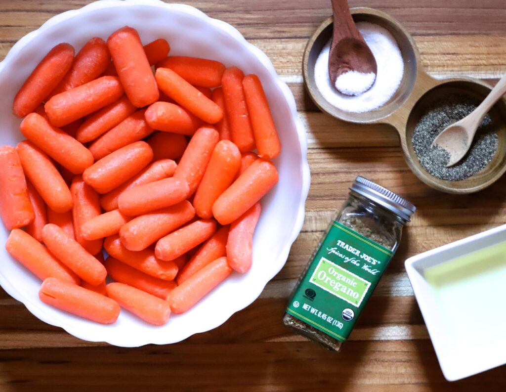 Roasted Air Fryer Baby Carrots Ingredients