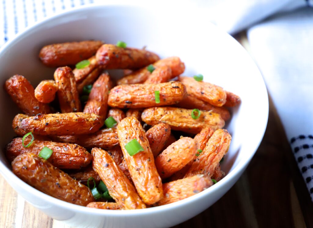 Roasted Air Fryer Baby Carrots
