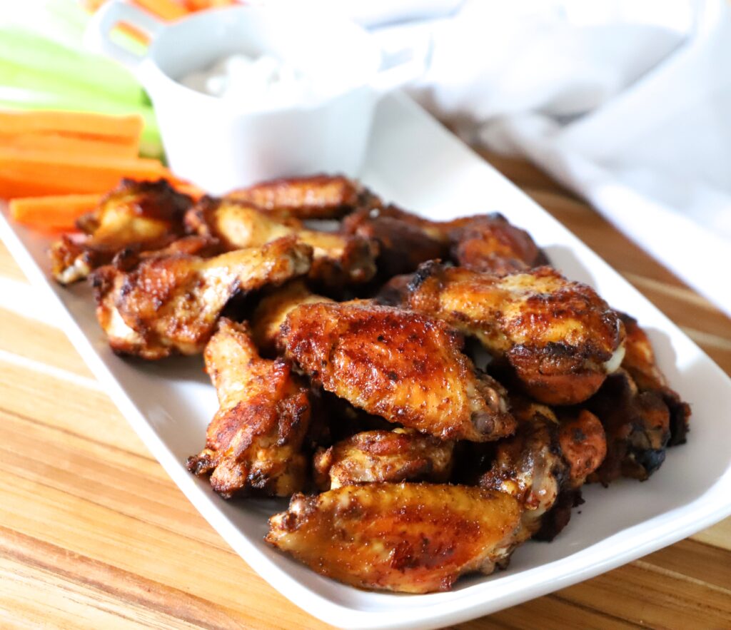 Dry Rubbed Baked Chicken Wings