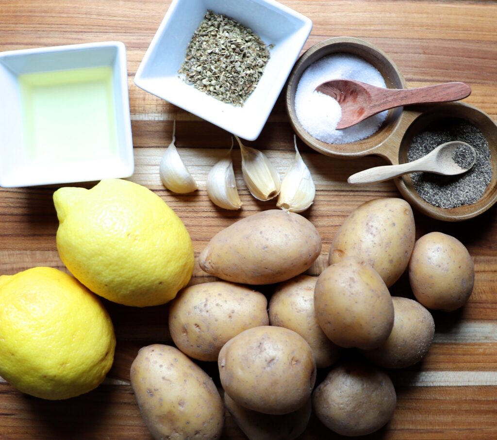 Mediterranean Potatoes Ingredients