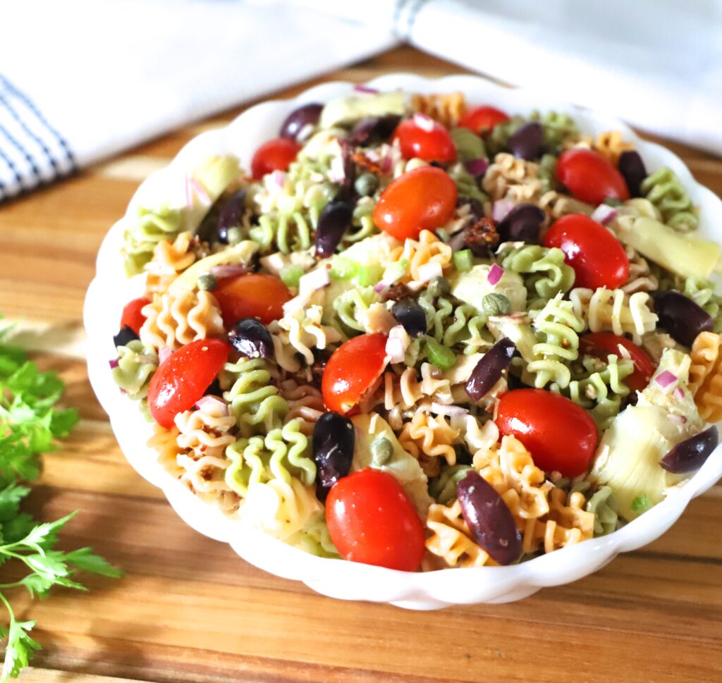 No-Mayo Tuna Pasta Salad