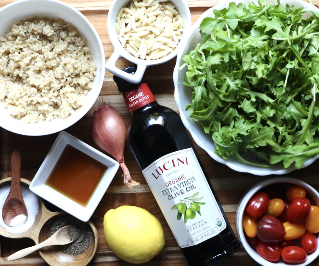 Arugula Quinoa Salad Ingredients