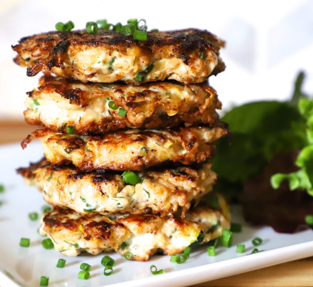 Chicken Zucchini Fritters