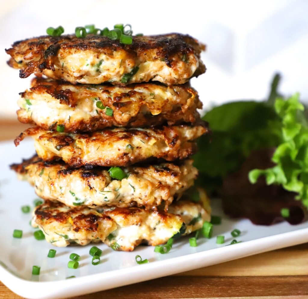 Chicken Zucchini Fritters