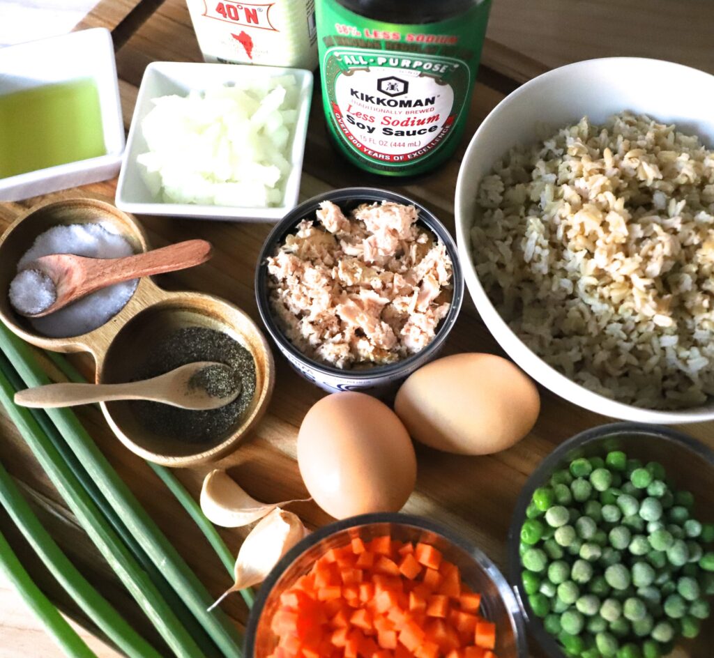 Tuna Fried Rice Ingredients