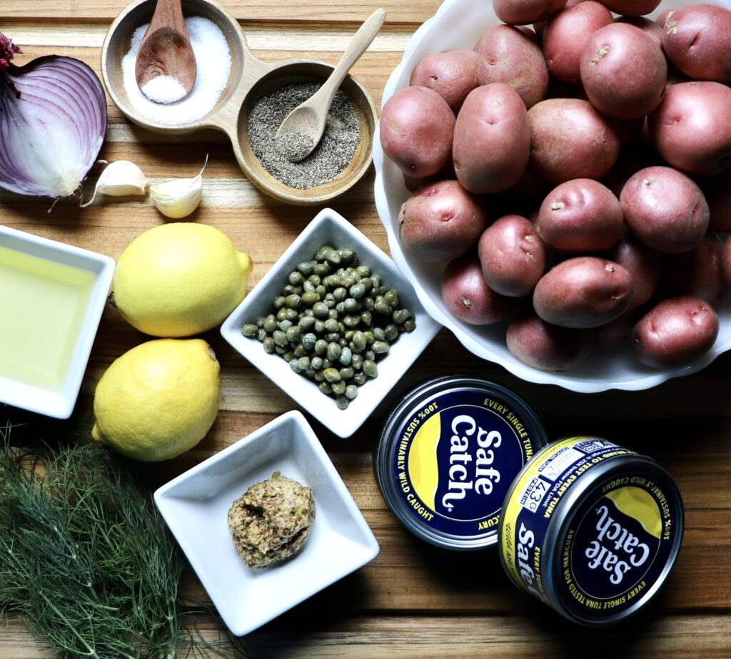 Tuna Potato Salad Ingredients