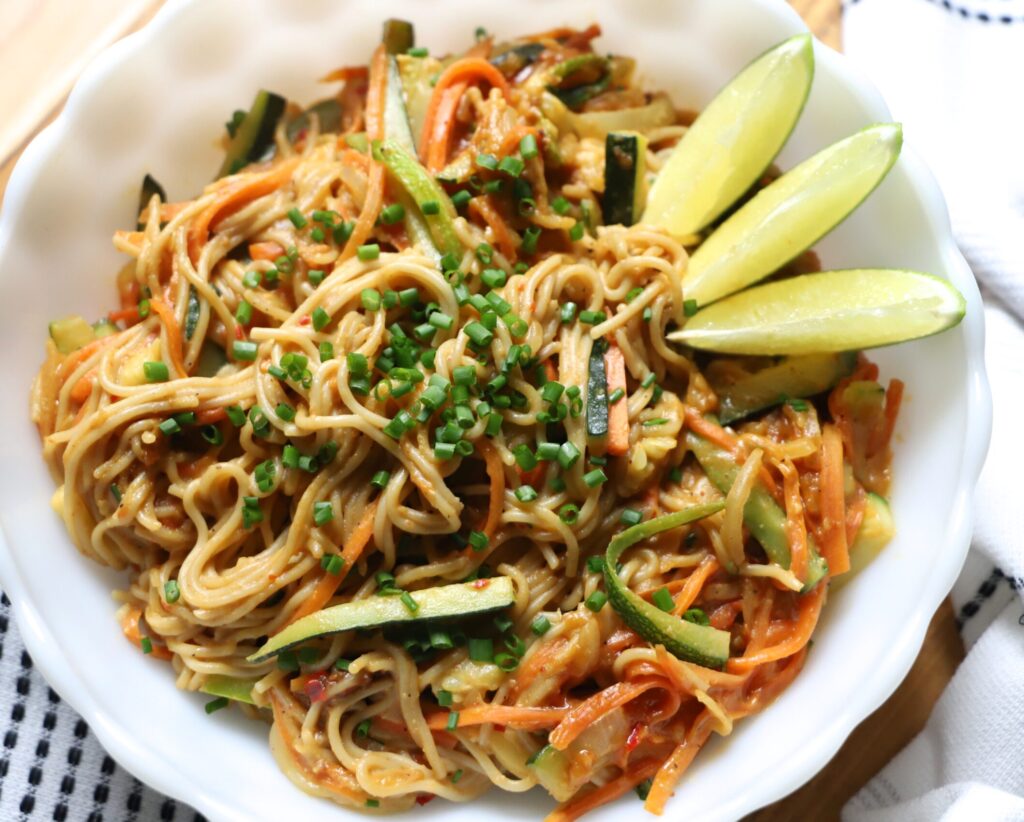 Vegetable Ramen Pad Thai