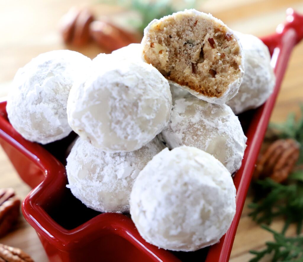 Pecan Snowball Cookies