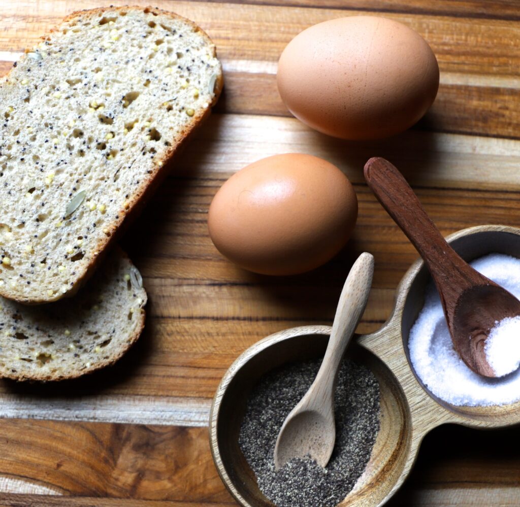 Air Fryer Egg Toast Ingredients