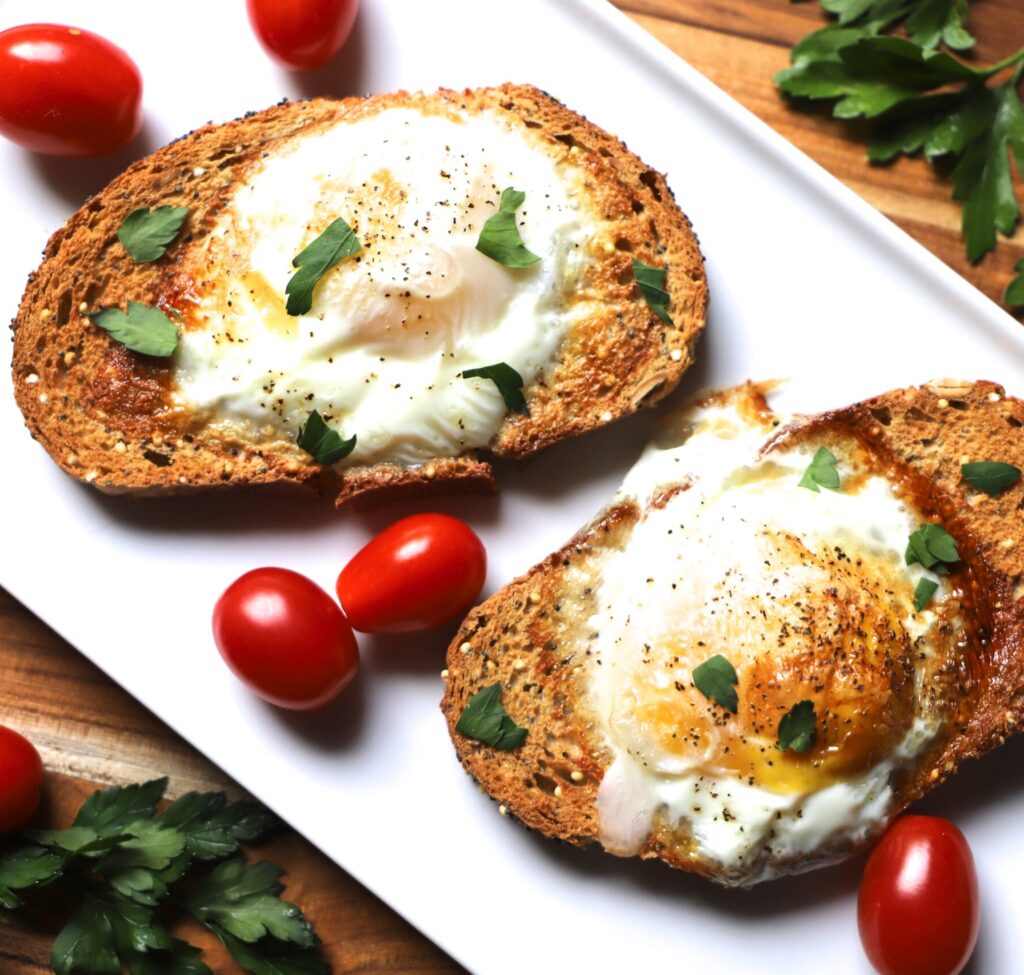 Air Fryer Egg Toast