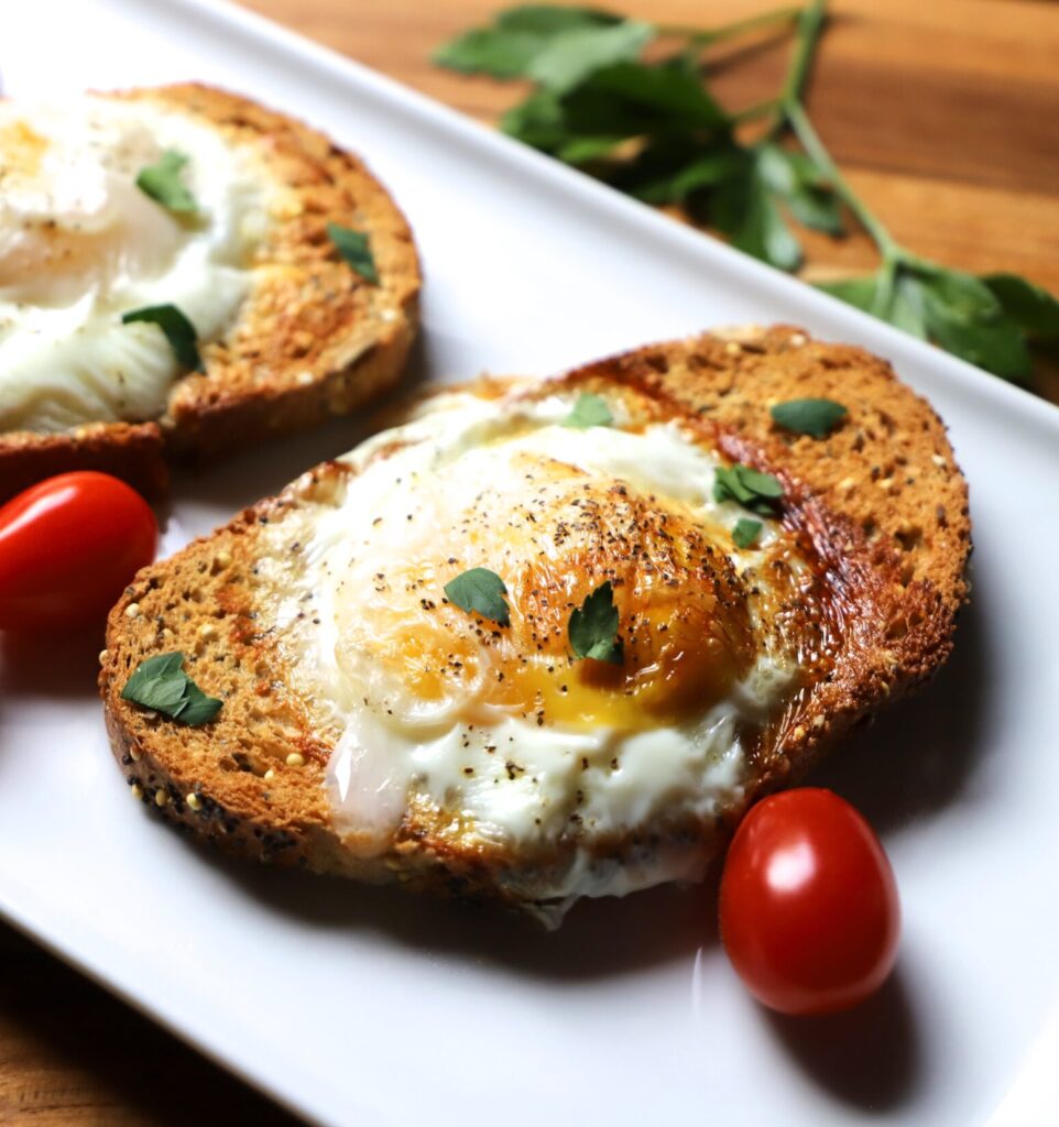 Air Fryer Egg Toast