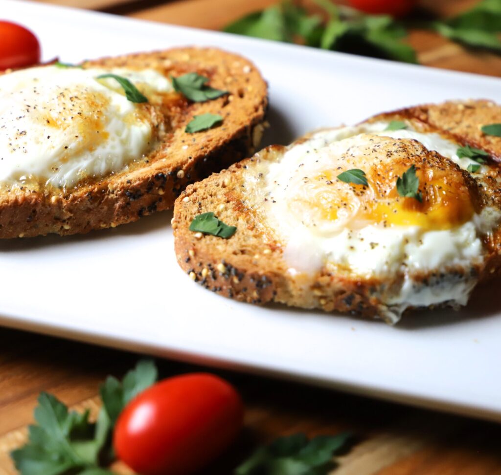 Air Fryer Egg Toast