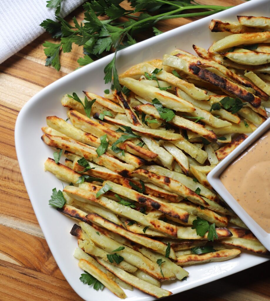 Japanese Sweet Potato Oven Fries